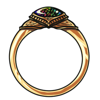 Black Opal Ring